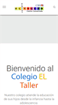 Mobile Screenshot of colegioeltaller.com
